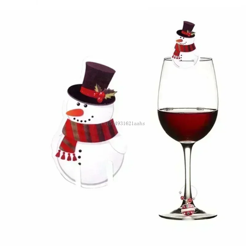 20 Simpatici Cappellini Di Babbo Natale Per Bicchieri: L'idea Natalizia Che Rende La Tavola Allegra E Aiuta A Non Confondere I Calici! - 2