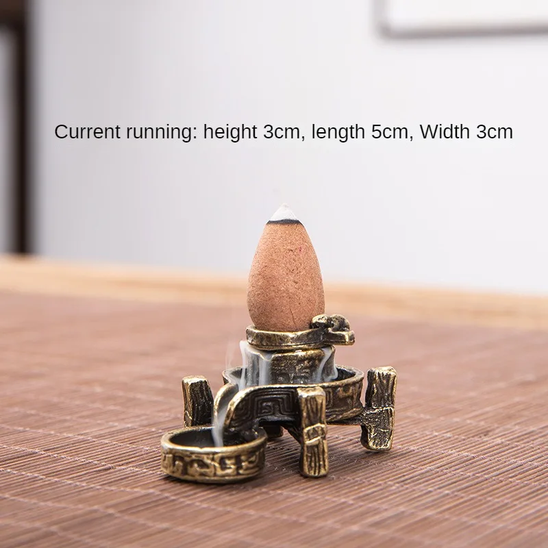Antique Backflow Incense Burner Buddha Hand Graphite Incense Stand DIY Home Zen Waterfall Ornamental Tea Ceremony Ornaments 4
