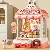 Kids Mini Claw Machine Toys Arcade Candy Automatic Coin Operated Play Game Prizes Vending Machines Children Doll Machine Gifts 6