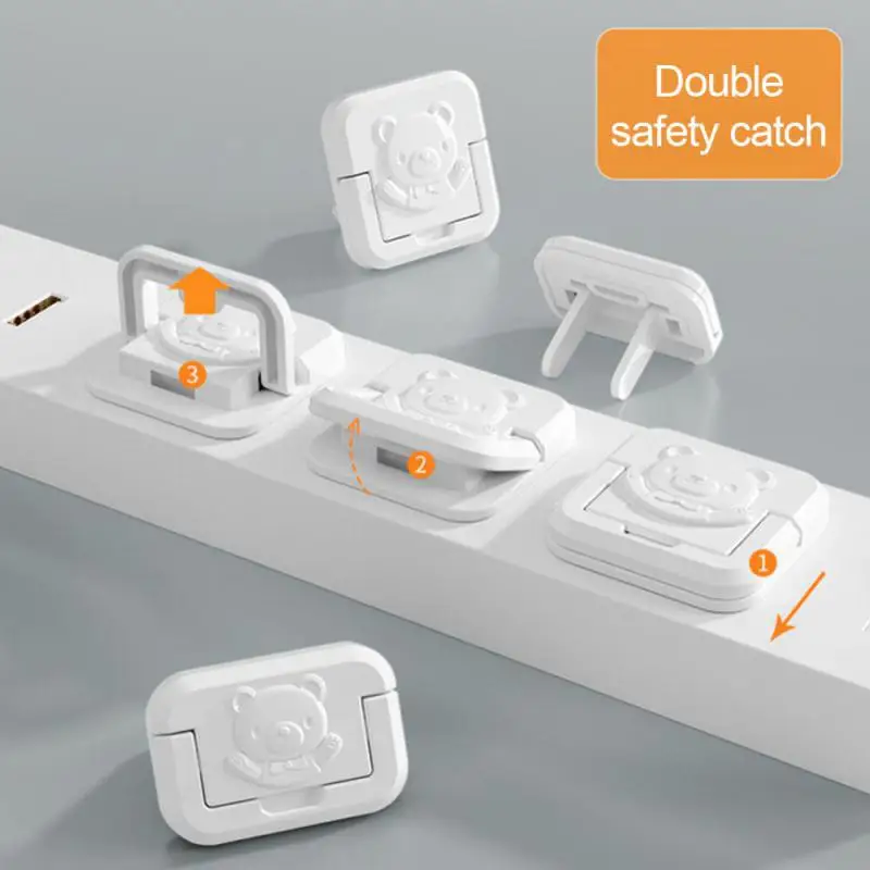 10pcs Baby Safety Child Electric Socket Outlet Plug Security Protection Rotate Cover Power Socket Electrical Outlet Child Safety
