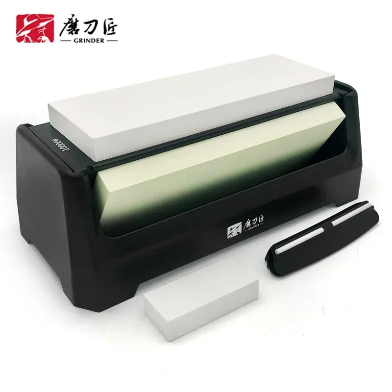 

TAIDEA Sharpening stone New product 3Grit Wetstone 2000/6000/10000# Professional Sharpening system Angle guide&Correction Stone