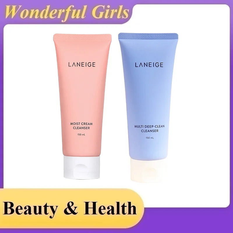 Original Korea Laneige Multi Deep Cleansing Moist Face Cleanser Facial