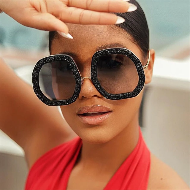 Fashion Trendy Oversized Sunglasses Women PC Shades Big Frame Luxury  Designer Sun Glasses for Men Vintage Square Lentes De Sol - AliExpress