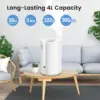 SEJOY Humidifiers for Bedroom Large Room Ultrasonic Air Humidifier for Baby Plant 4L Top Fill Smart Constant Humidity 6