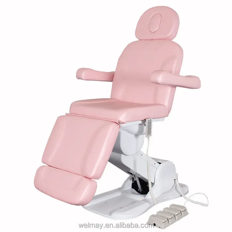 Electric 3 Motors 4 Motors Spa Salon Clinic Facial Care Pedicure Chair Massage Bed Massage Table hot selling white beauty furniture facial eyelash bed three motors electric massage table for spa