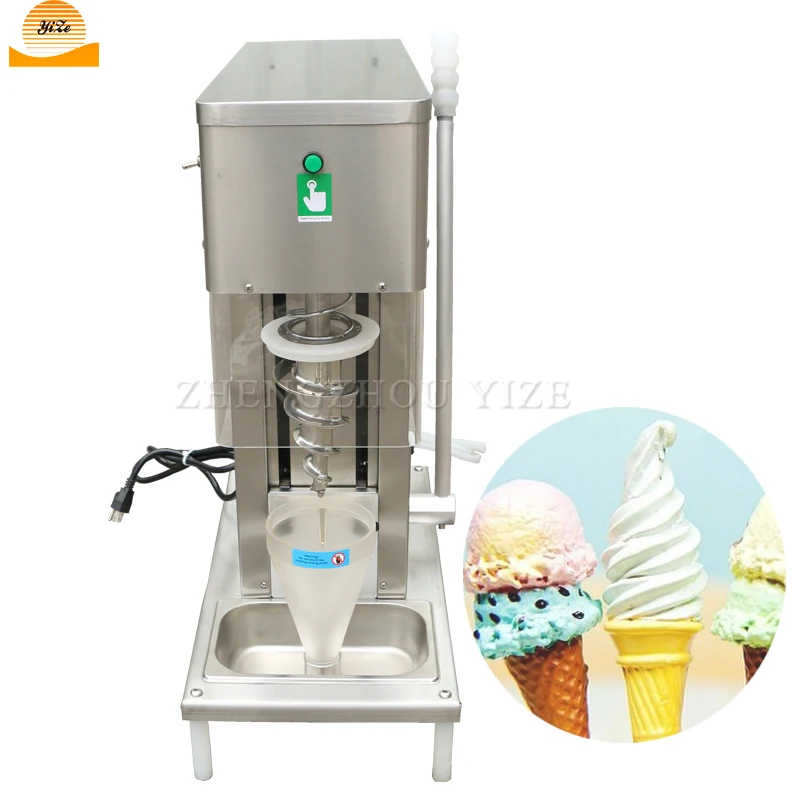 Portable industrial real fruit ice cream maker blender household fruit frozen yogurt blending ice cream mixer machine