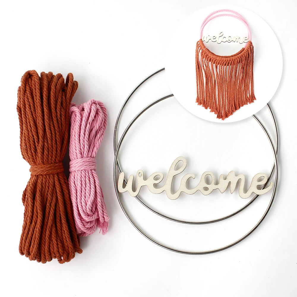 Boho Hanging Basket Weaving Kit 2