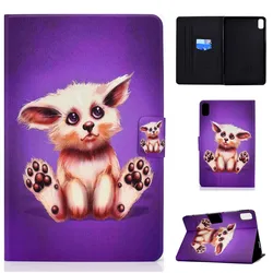Premium Flip PU Leather Case for 10.4 Tablet - Durable & Stylish Cover for Kids (Gold fox)