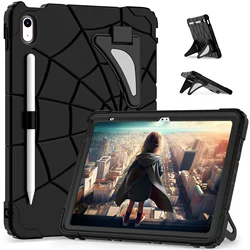 Spider A1 Multi - Angle Protective Tablet Case - Available in 10 Vibrant Colors - iPad A16 11inch (Black Black)