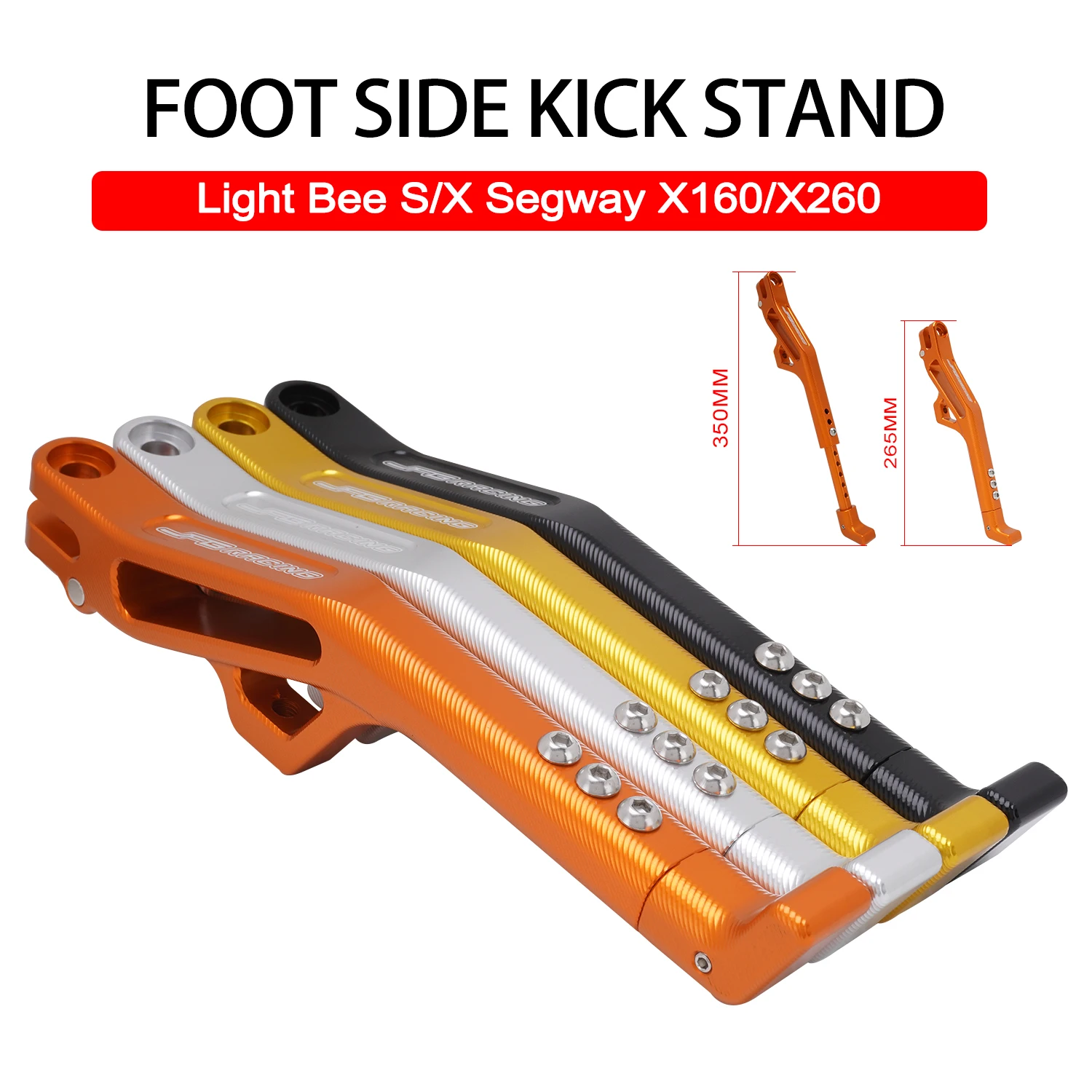 

Motorcycle Adjustable Electric Dirt Bike Foot Side Kick Stand Kickstand For Sur-Ron Light Bee S X For Segway X160 X260 160 260