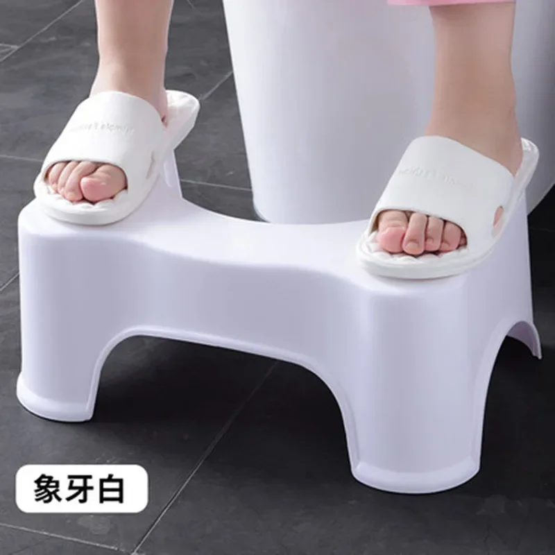 Anti-slip Footstool Toilet Squatty Step Stool Bathroom Potty Squat Aid Helper For Elderly Woman Child Relieve Constipation plastic step stool