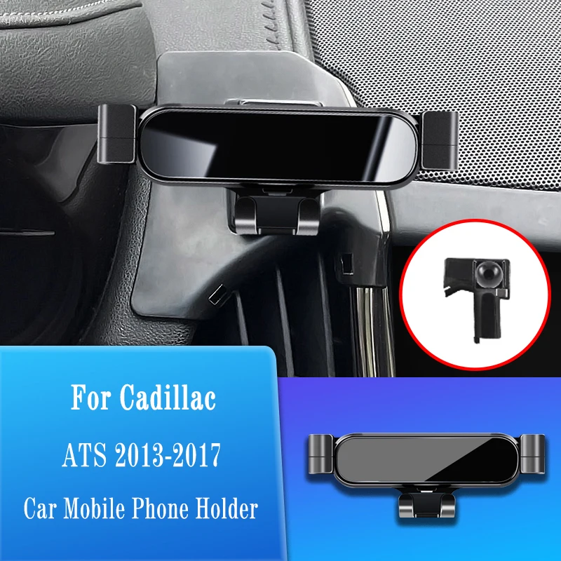 Car Phone Holder For Cadillac ATS 13-19 Air Vent Mount Car Styling Bracket GPS Magnet Stand Rotatable Support Mobile Accessories