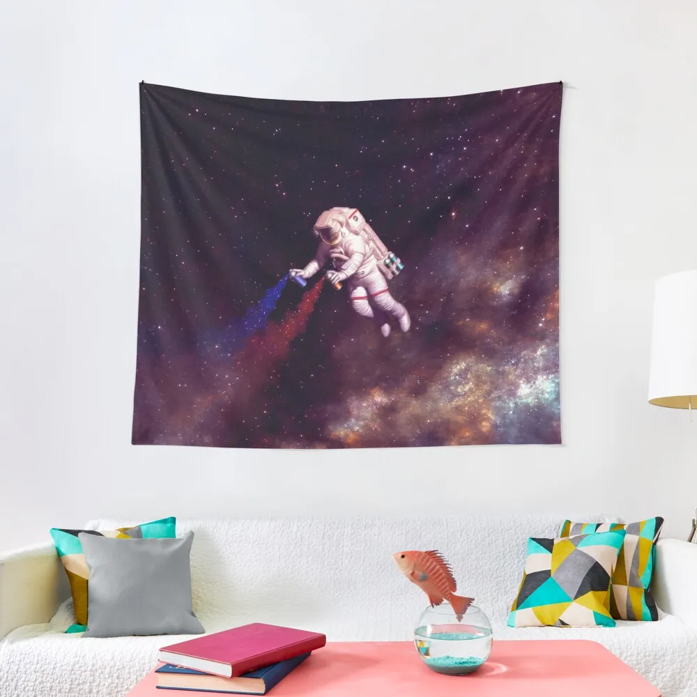 

Shooting Stars - the astronaut artist Tapestry cute room things Wallpaper bedroom