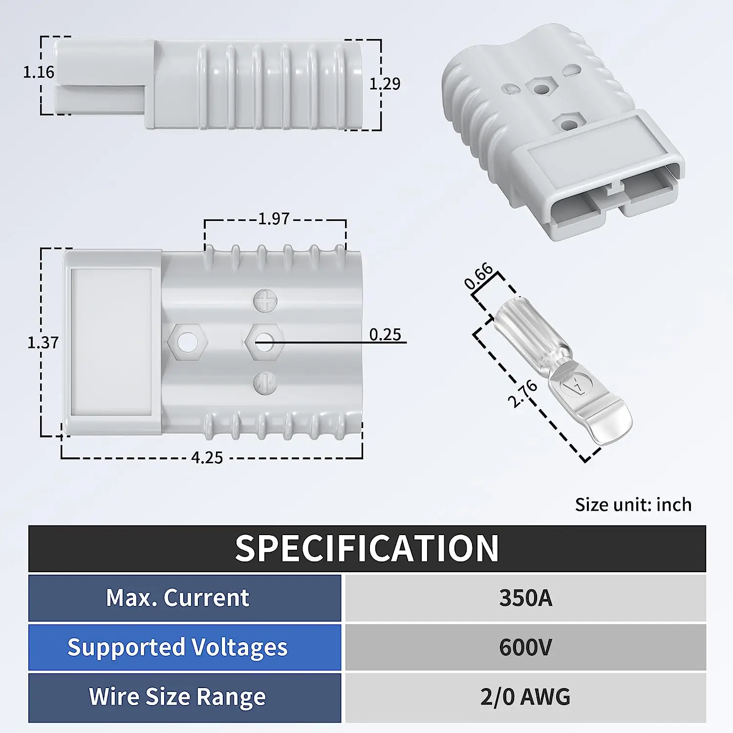 conector do cabo da bateria carro 01