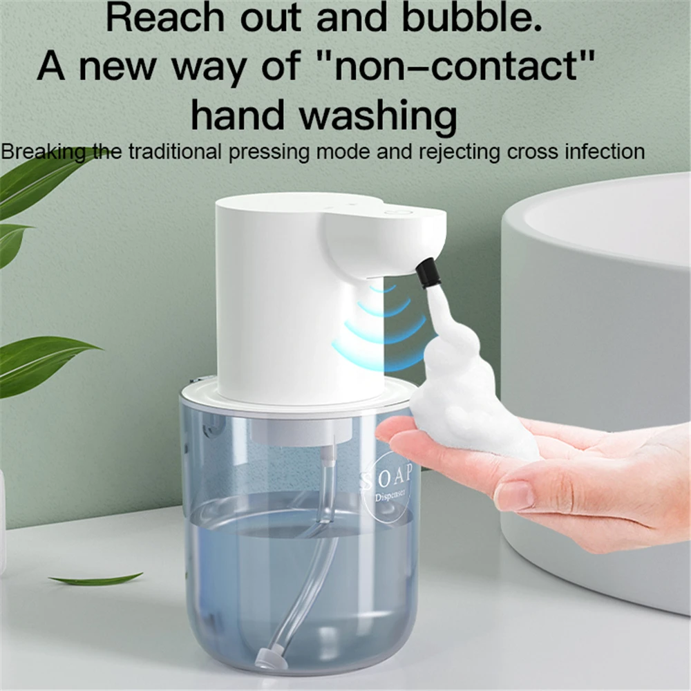 Soap Dispenser Soap Pump Wall Mounted Dispenser Multifunctional Automatic Sensor Foam Dispenser 4 Gears
