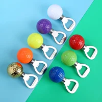 1 Pc Stainless Steel Golf Ball-Shaped Bottle Opener Novelty Corkscrew Wine And Beer Opener Golfer Practice Golf Training Aids 2
