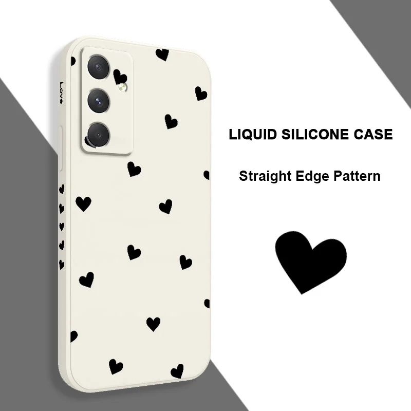Scattered love phone case for Samsung Galaxy A55 A35 A25 A15 A56 A36 A26 A16 A06 A05 A05S A54 A34 A24 A14 A04 A04S A04E 4G 5G cover