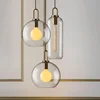 Nordic Modern Vintage Pendant Lamp Style Loft Restaurant Living Room Bar Bedside Glass Light Industrial Lighting Hanging Indoor 4