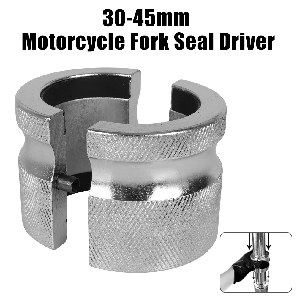 

Works On Conventional Inverted Forks Instal Carbon Steel Oil Seals Install Tool Adjustable 30-45mm Motorcycle Fork Seal Driver