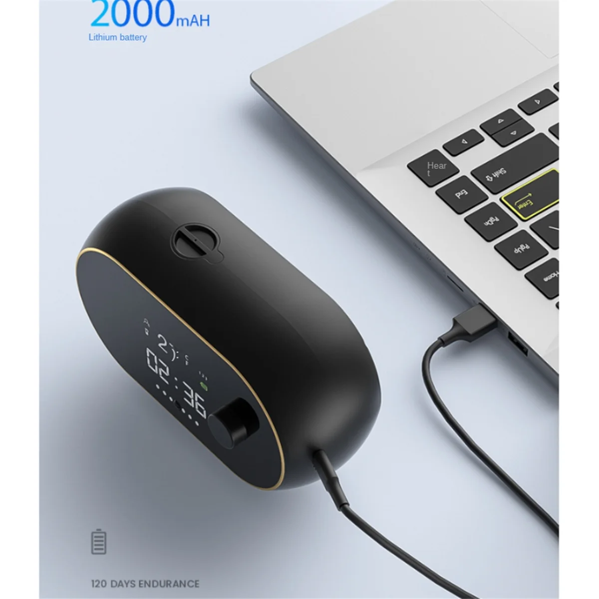 새로운 자동 비누 디스펜서 벽 마운트 충전식 LED 디스플레이 젤 비누 디스펜서 주방 욕실 블랙