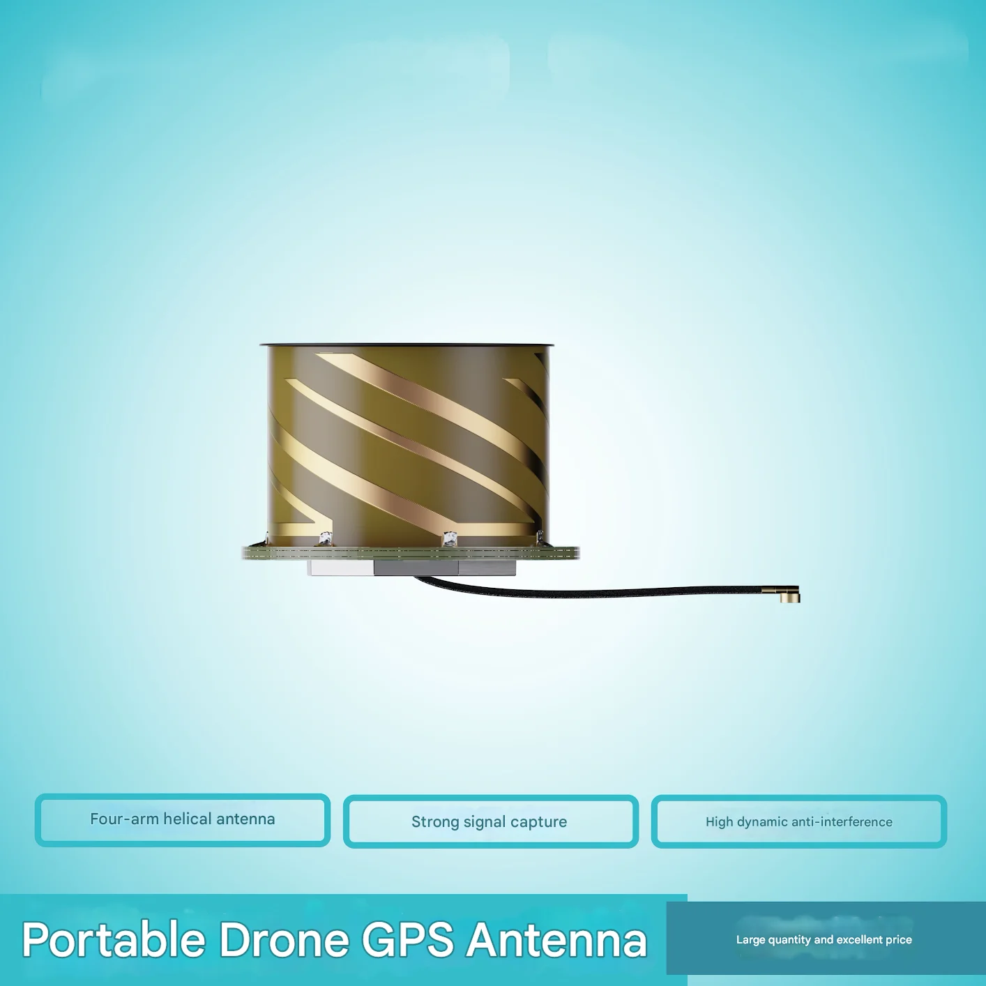 MEGSINE MAN1216Q50B RTK GNSS 쿼드리필라 헬릭스 안테나