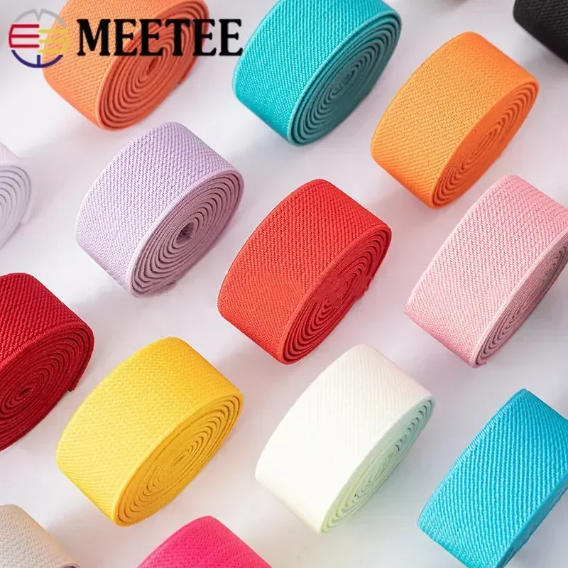 2-4M-25mm-Colored-Nylon-Elastic-Bands-Webbing-Tape-Thicken-Rubber ...