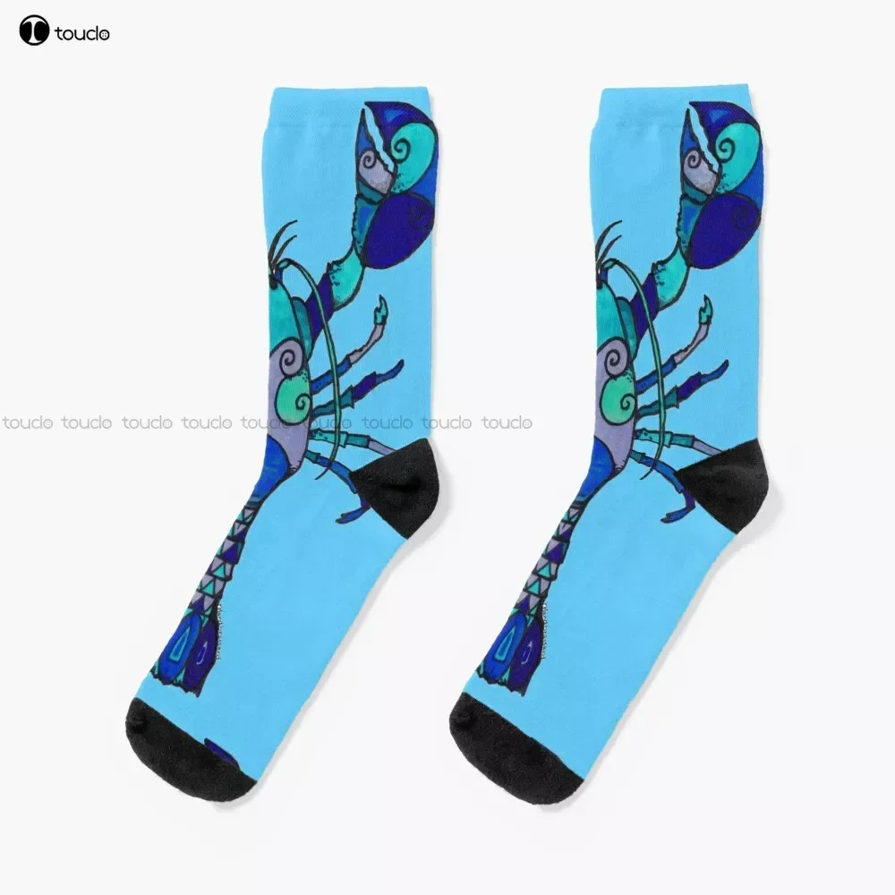 

Blue Lobster #1 Socks Personalized Custom Unisex Adult Teen Youth Socks 360° Digital Print Custom Gift Streetwear