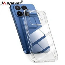 JASPEVER Original Clear Soft Case - Ultra Thin Transparent Shockproof Silicone Shell - Xiaomi 14 Pro