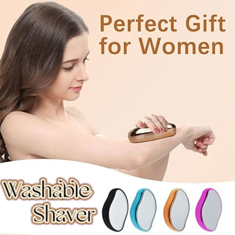 Hot Crystal Physical Hair Removal Eraser Glass Hair Remover Painless