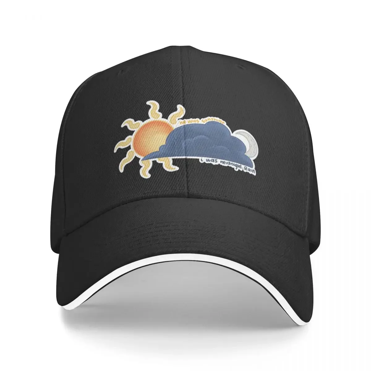

sunshine and midnight rain Baseball Cap Christmas Hat Gentleman Hat Golf Men Women's