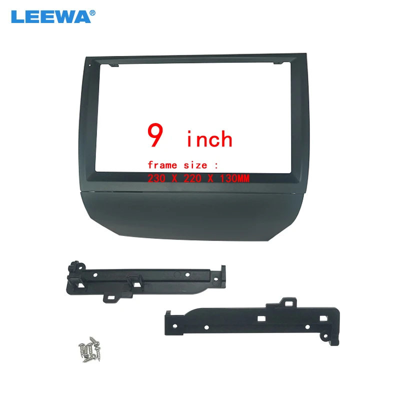 

Автомобильная аудиопанель LEEWA 2Din, рамка для Toyota Prius 03-09, 9 дюймов, большой экран, CD/DVD-плеер, панель, комплект для крепления приборной панели # CA6957