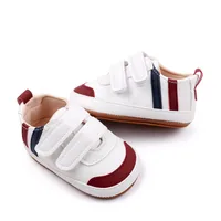 Fashion Baby Shoes Children PU Leather First Walkers Kids Sneakers Soft Rubber Sole Infant First Walkers For Boys Girls 4
