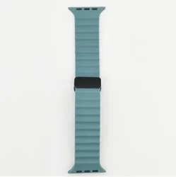 Magnetic Buckle Silicone Bracelet for 38 40 41mm (Pine Green)