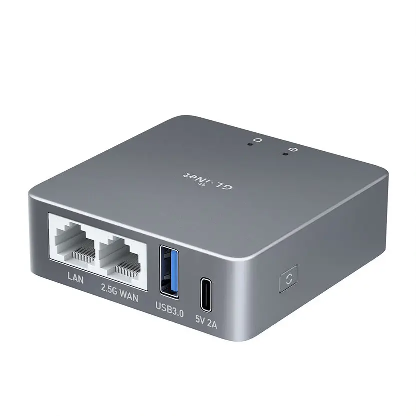 Mini VPN Security Gateway with 2.5G WAN for Home, Office, and Remote Work
