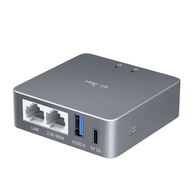 Mini VPN Security Gateway with 2.5G WAN for Home, Office, and Remote Work