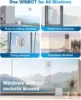 Winbot W2 Omni Portable Window Cleaning Robot, Intelligent Cleaning with Three-Nozzle Wide-Angle Spray Technology, Win S 3