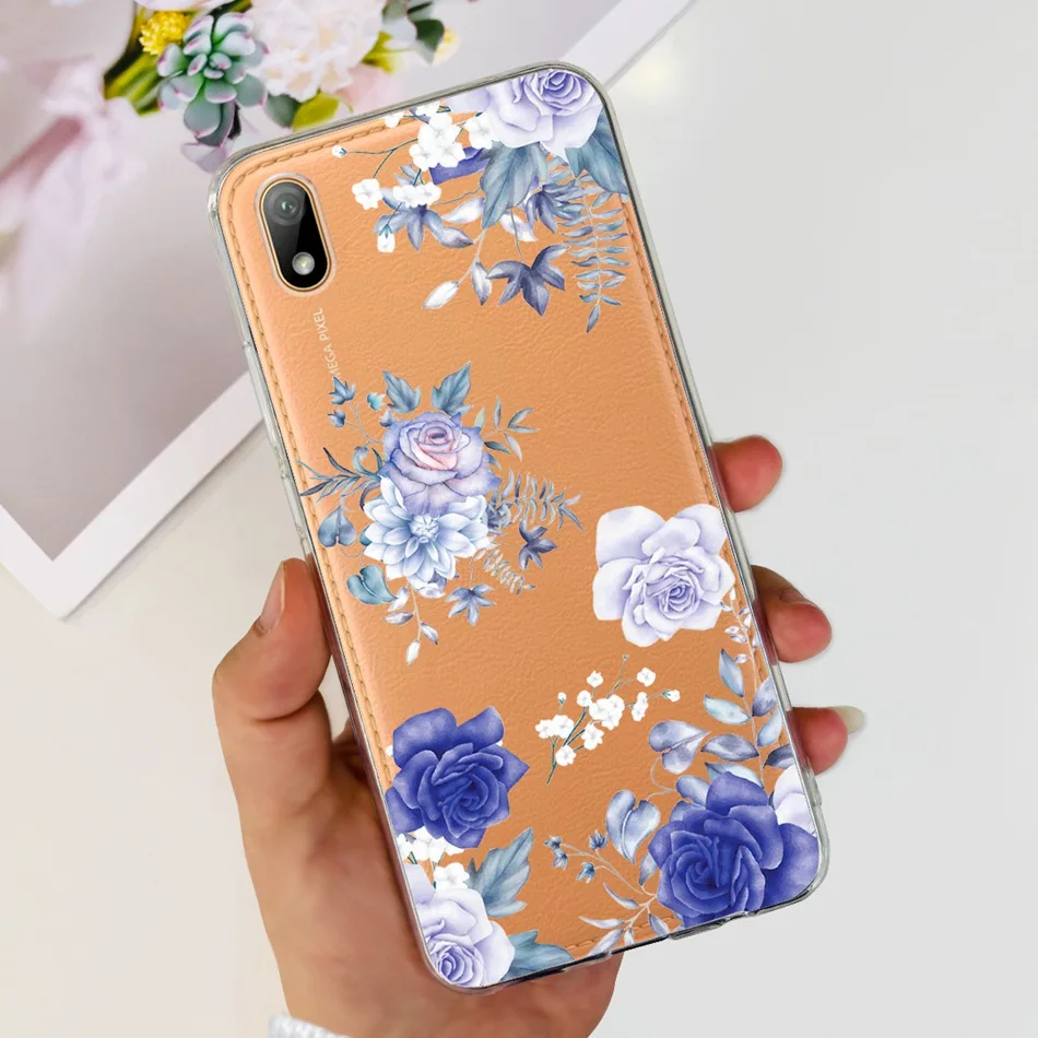 Elegant Printed Soft Silicone Clear TPU Slim Back Case