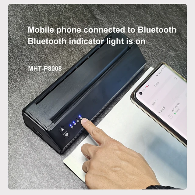 Tattoo タトゥープリンター　サーマルプリンター　美品　ワイヤレス Amazon.co.jp: MUNBYN サーマルプリンター タトゥーマシン