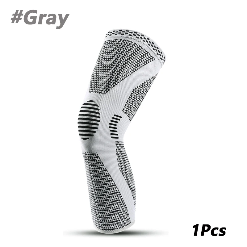 1/2 шт. Компресійний рукав для ніг - довгий наколінник, для полегшення болю в колінах, набряків, артриту, поганого кровообігу, бігунів, спорту