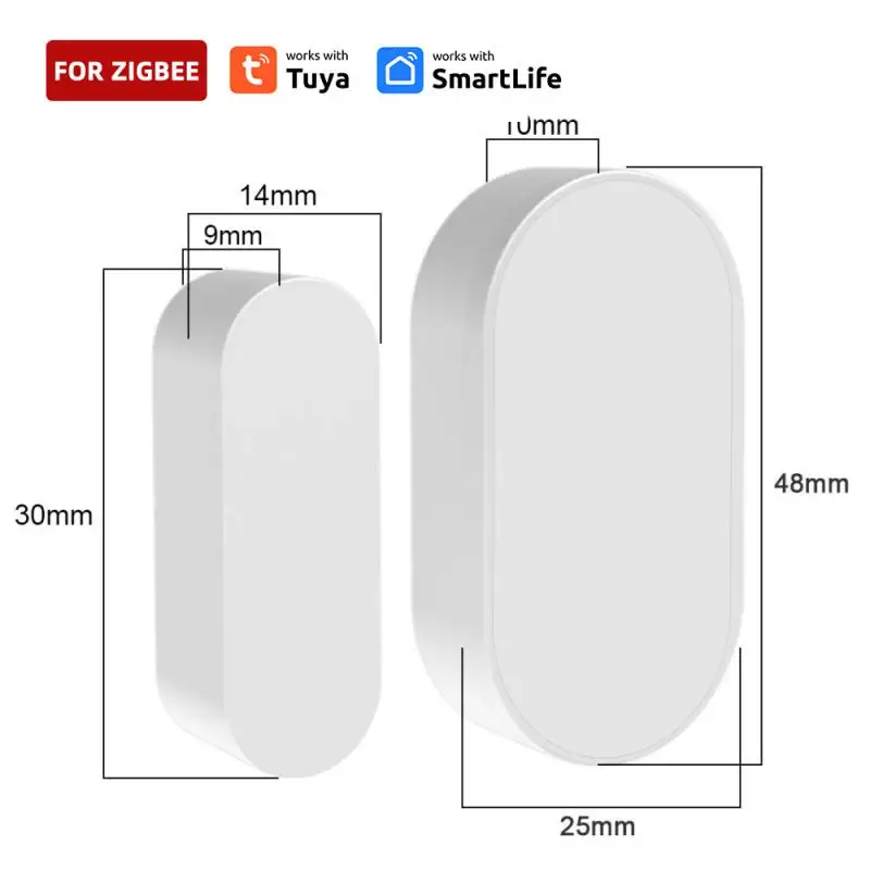 

Датчик окон и дверей Woolley, беспроводной мини-датчик открытия и закрытия окон, с уведомлением об опасности для дома, Alexa