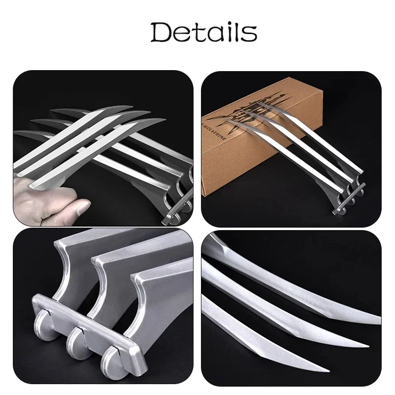 Superhero Cosplay Necklace Superhero Necklace Cosplay Necklace Superhero Cosplay Props Adult X-Men Wolverine Military Card Necklace Wolf Claws Superhero Wolverine Cosplay Accessory Sets Halloween Party Cosplay Props