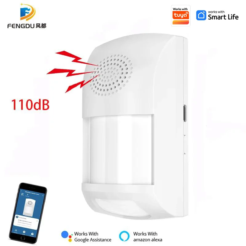 Smart WiFi Motion Sensor with Pet Immunity and Remote Control Features