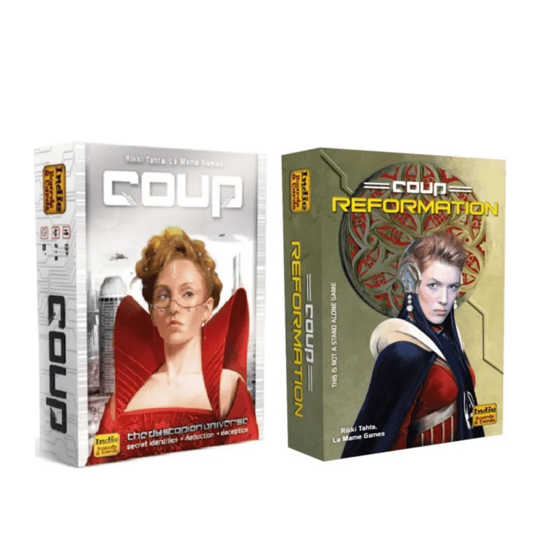 

2022 board game Coup Full English version basic or expansion reformation card game for home party playing cards