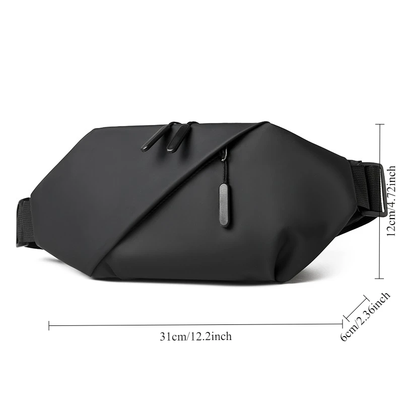 Unisex Waterproof Nylon Waist Pack image 1