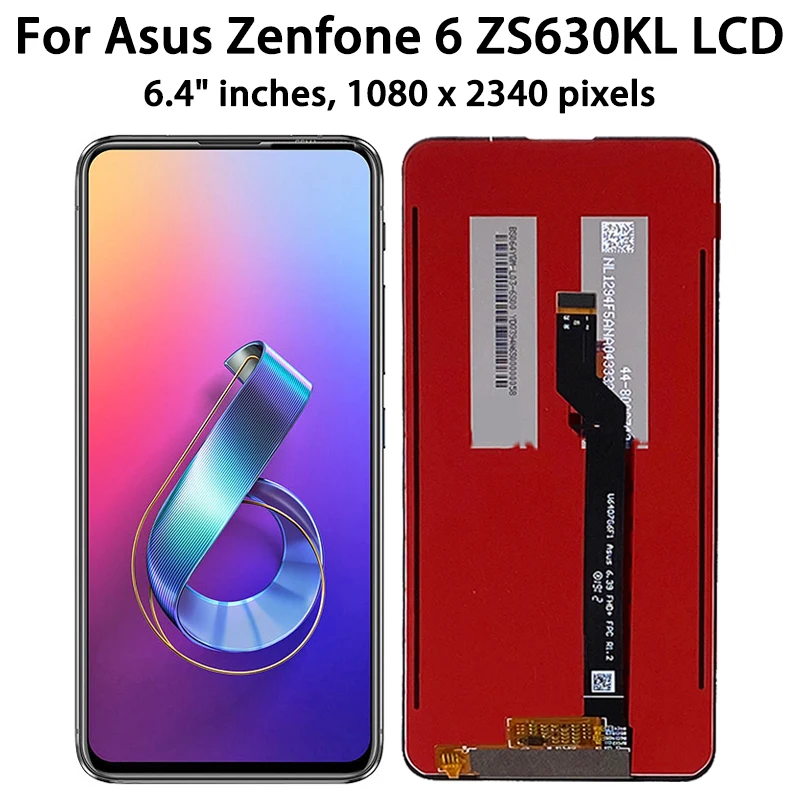 6.4''NEW For Asus Zenfone 6 ZS630KL LCD Display Touch Screen