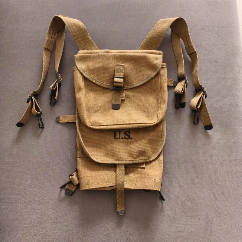 American WWII Fitting M1928 Primary Backpack Canvas Backpack