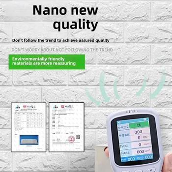 70 سنتيمتر x 1/5/10 متر ثلاثية الأبعاد رغوة ذاتية اللصق خلفية مقاوم للماء الطوب ملصقات جدار غرفة المعيشة غرفة نوم ملصقات جدار ديكور المنزل - Image 6