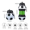 Foldable Football/basketball Silicone Water Bottle, Children/student Outdoor Sports Water Bottle. Supports Mass Customization 3