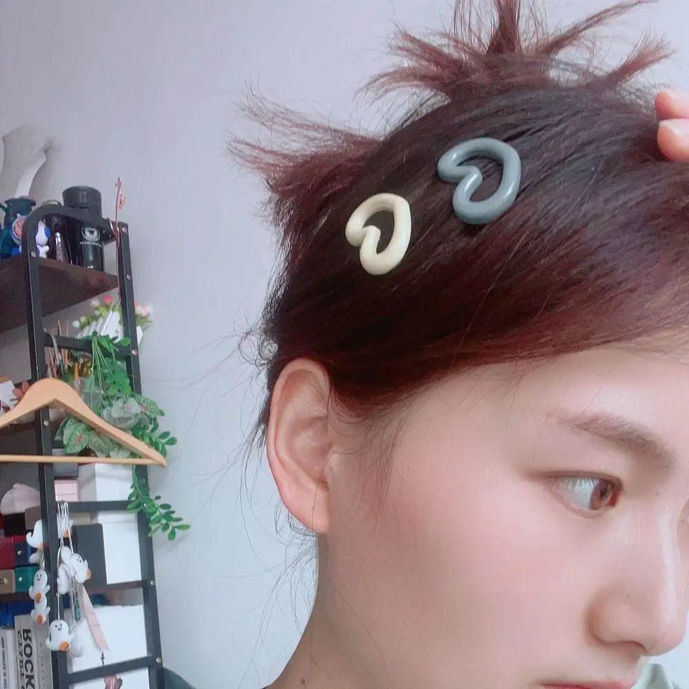 For Women Bangs Clip For Girl Duckbill Clip Gifts Hair Accessories Korean Style Hairpin Love Heart Hair Clip Y2K Hair Barrettes