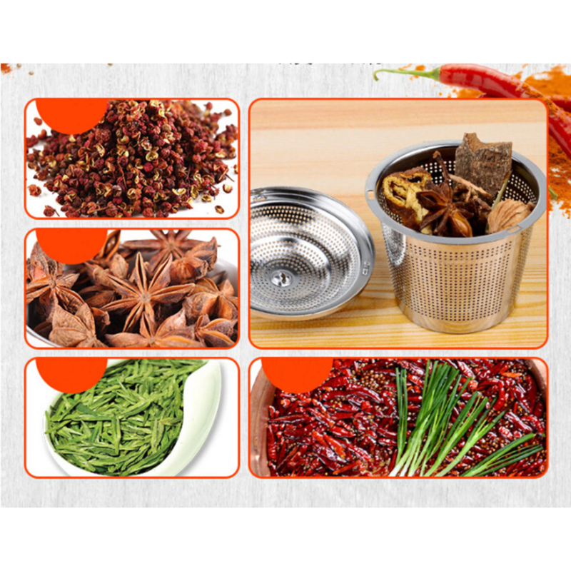 Seasoning Filter Ball Stainless Steel Soup Pot Wei Bao Season Box Tea Filter Bags Multifunctional Kitchen Essential Supplies